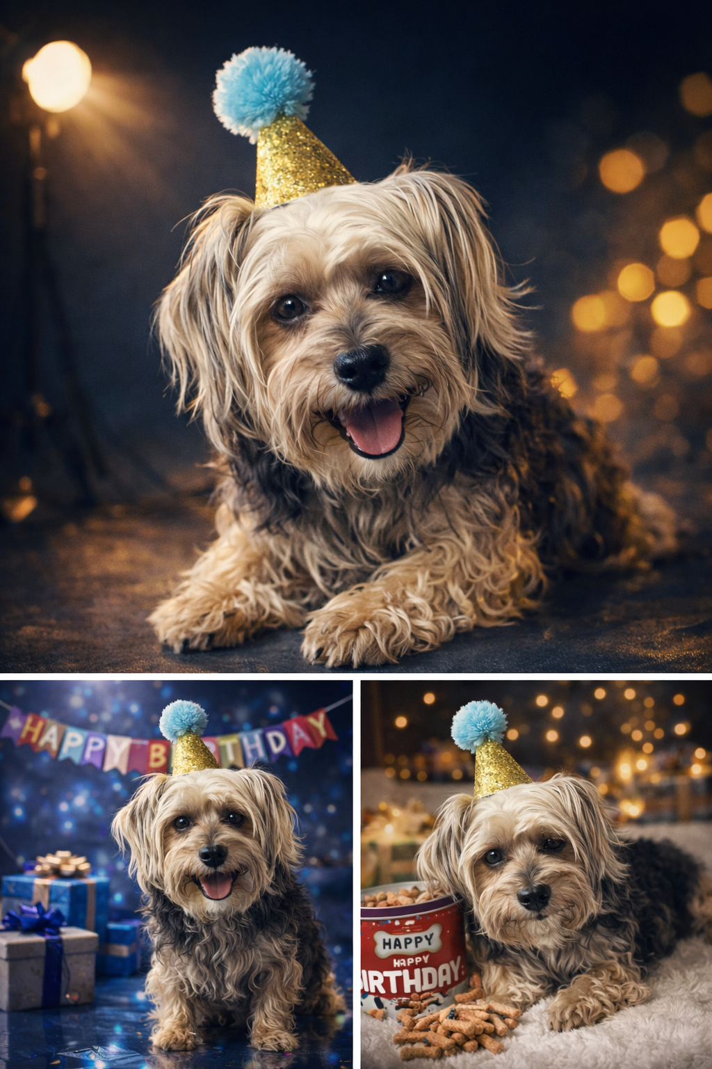 Yoda's 1st Birthday-Shorkie