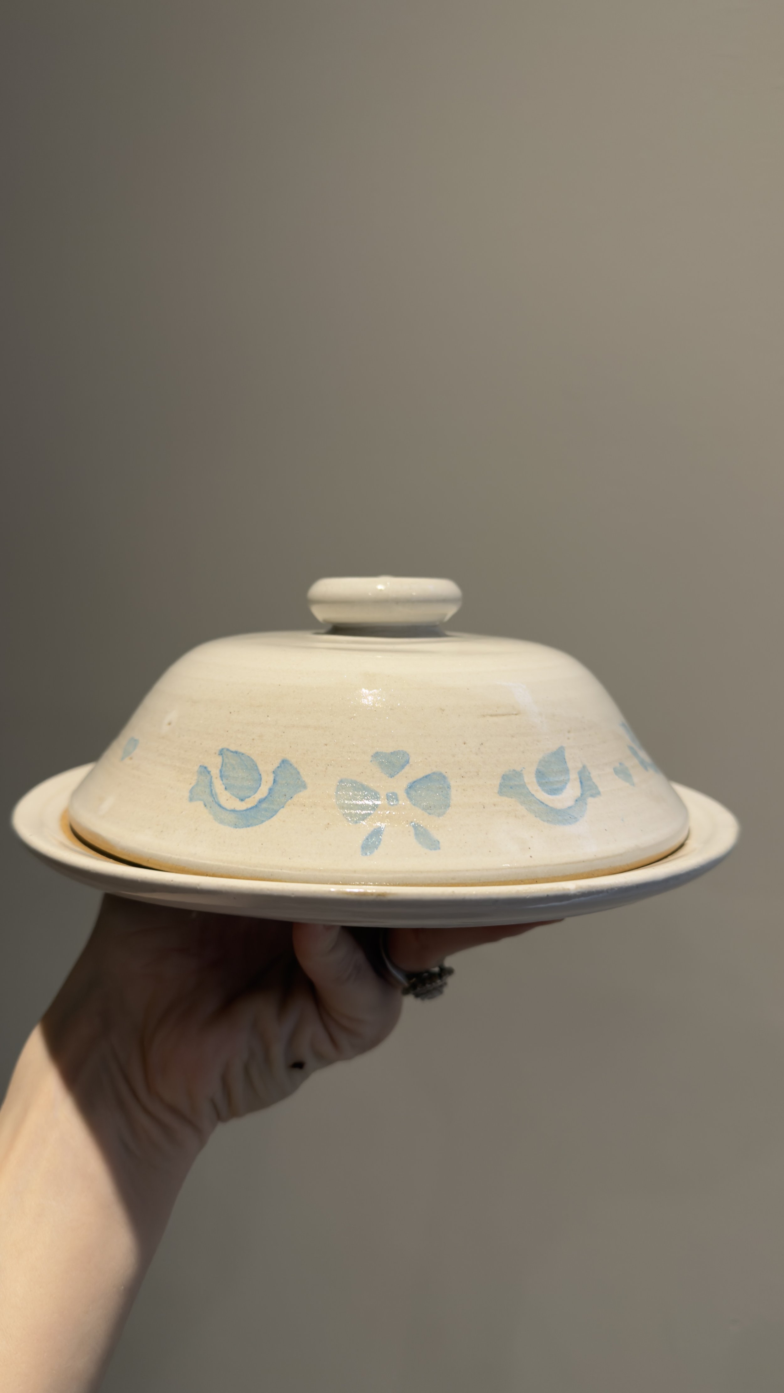 Handmade Pottery Butter Dish