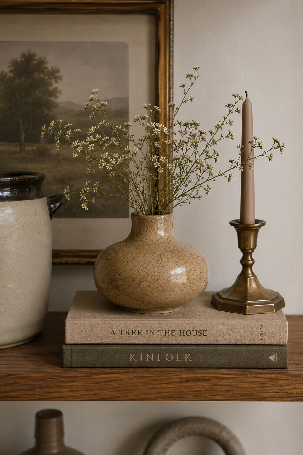 Pottery Bud Vase