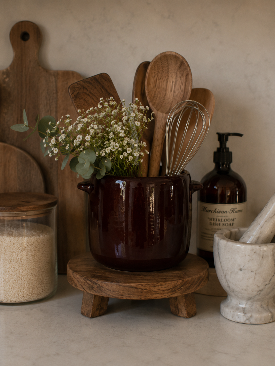 Glazed Stoneware Pot