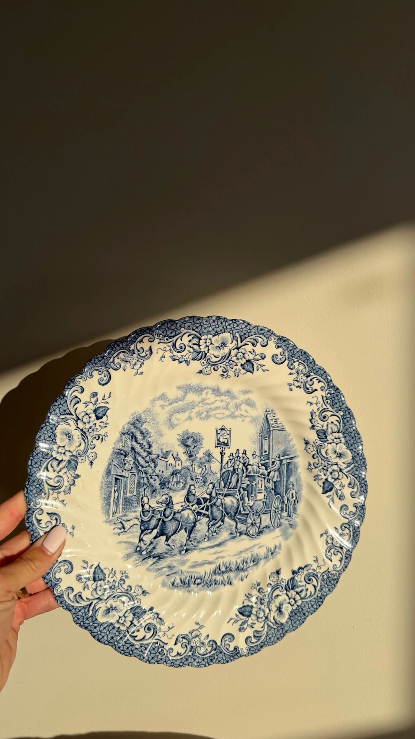 Ironstone Decorative Plate