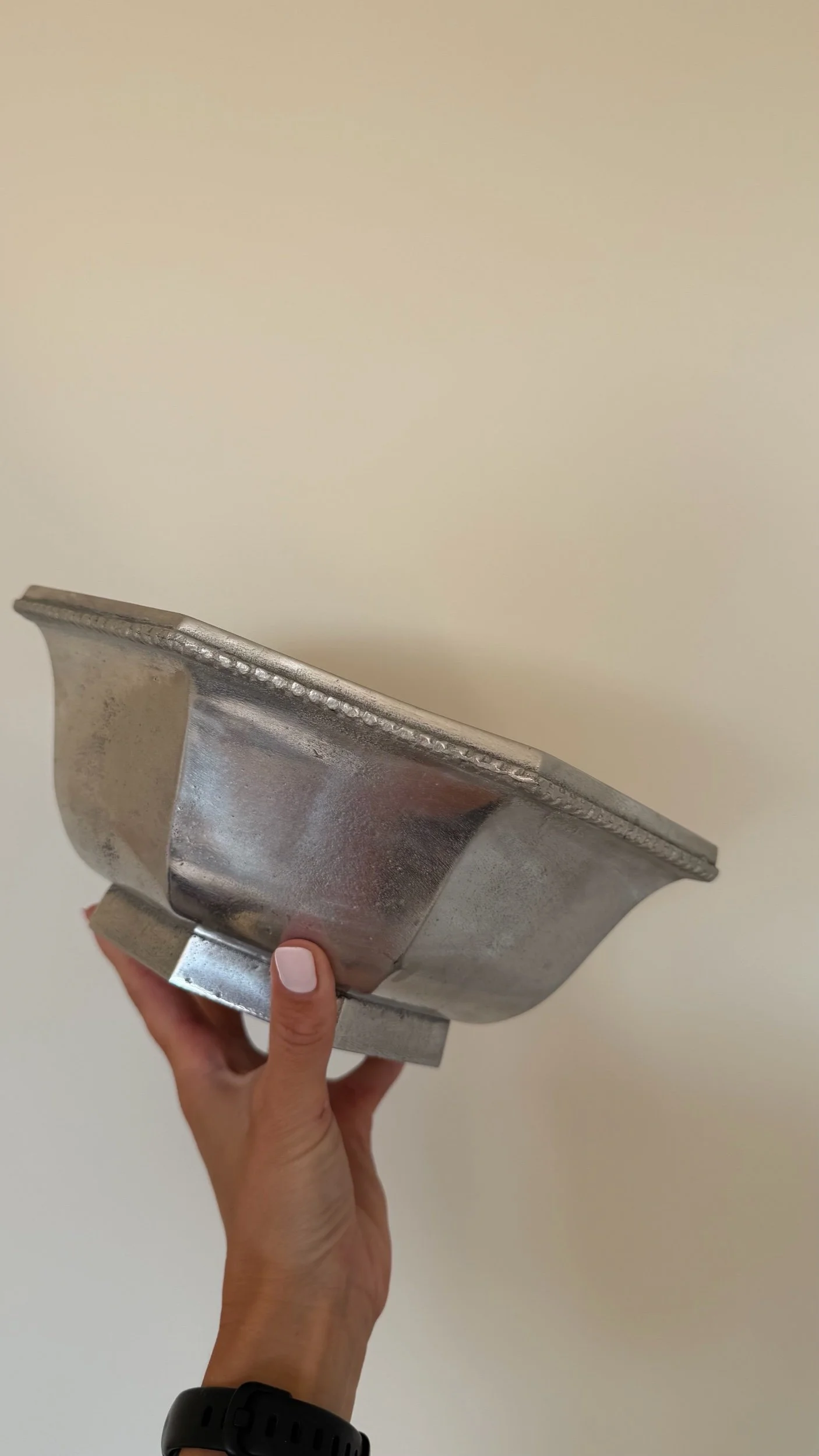 Vintage Cast Metal Bowl