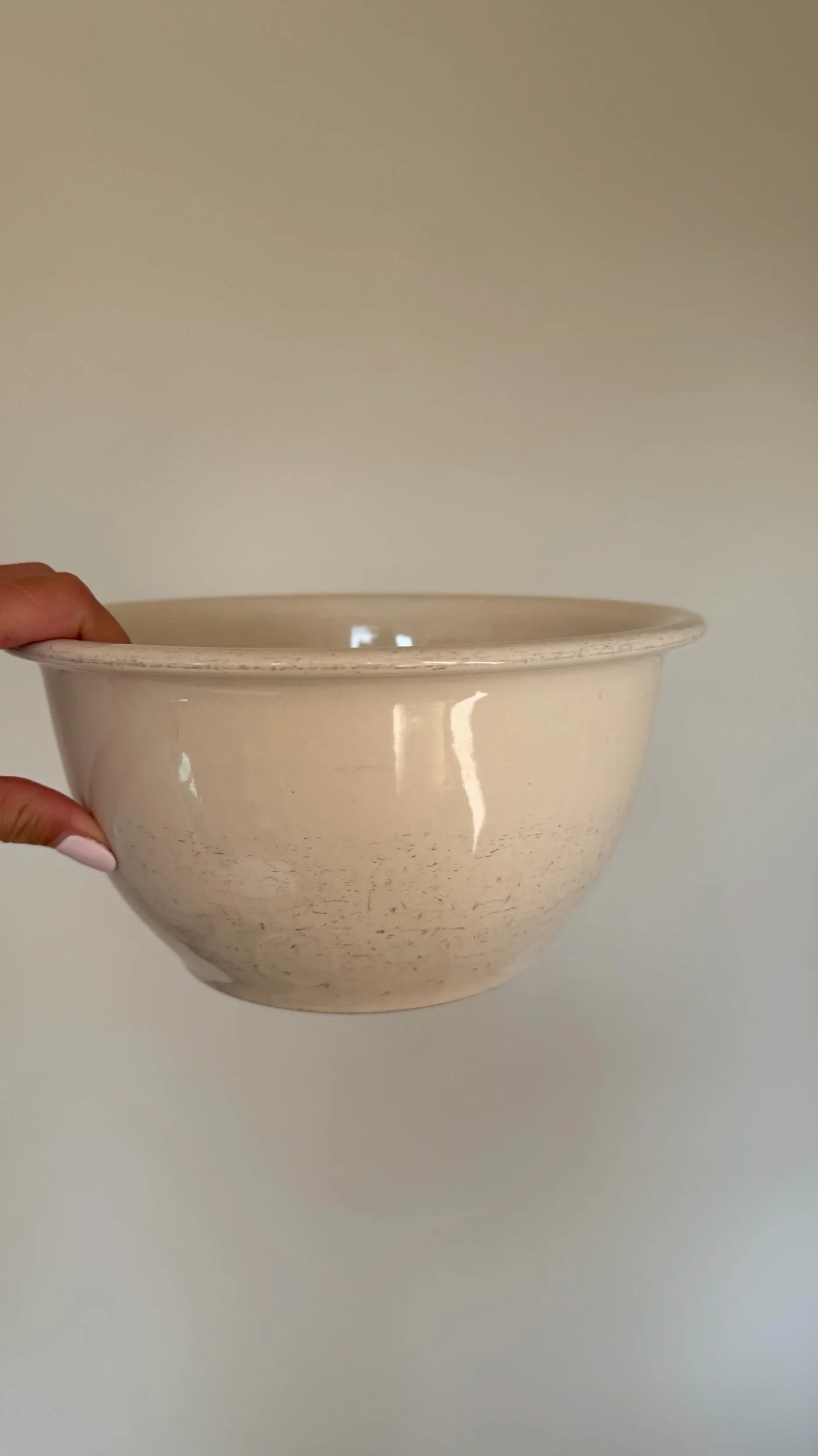 Vintage Glazed Bowl