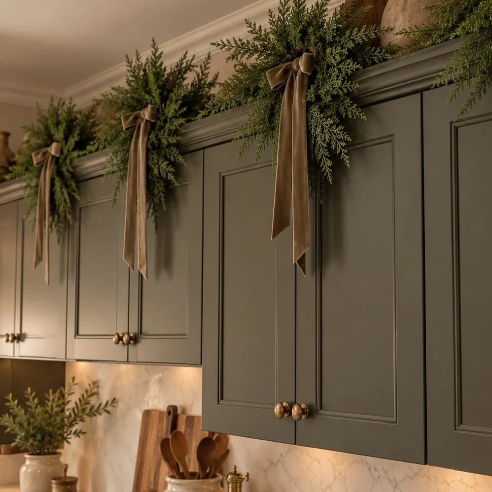 A little greenery, a lot of charm. 

Our 14&rdquo; Real Touch Cypress Wreaths are perfect for styling kitchen cabinets, adding a festive touch with timeless, natural texture.

Simple, elegant, and effortlessly beautiful. 🤍

#OakAndLinenCollective #C
