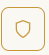 Empty heart-shaped icon inside a square border