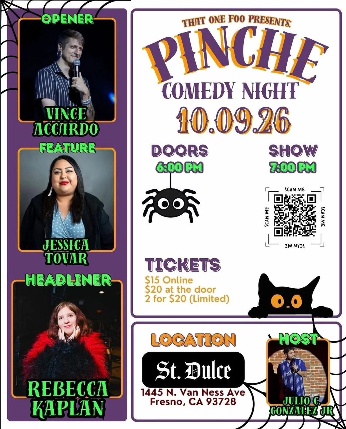 That One Foo Presents: PINCHE Comedy Night