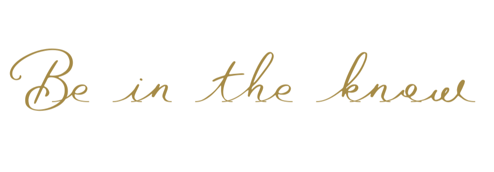 Be in the Know newsletter