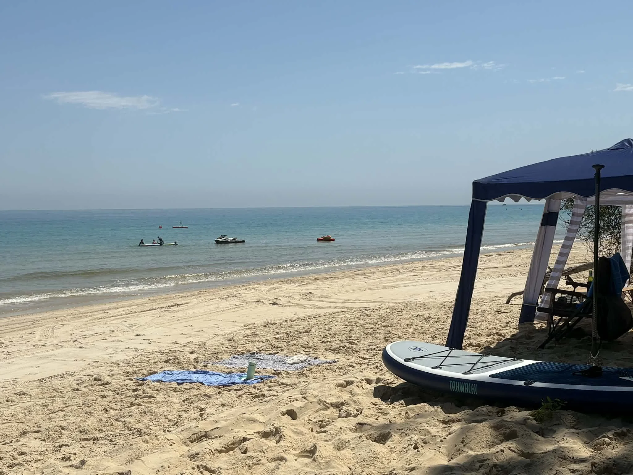 Beach setup Cowan.jpg