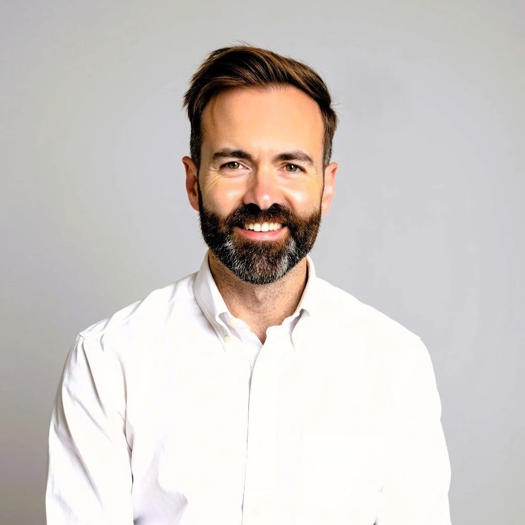 Professional portrait of Matthew Muench, founder of Lucerra Impact Advisory