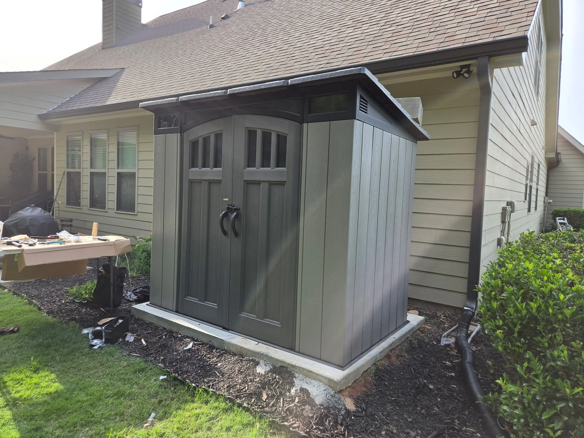 Storage Shed-Resin