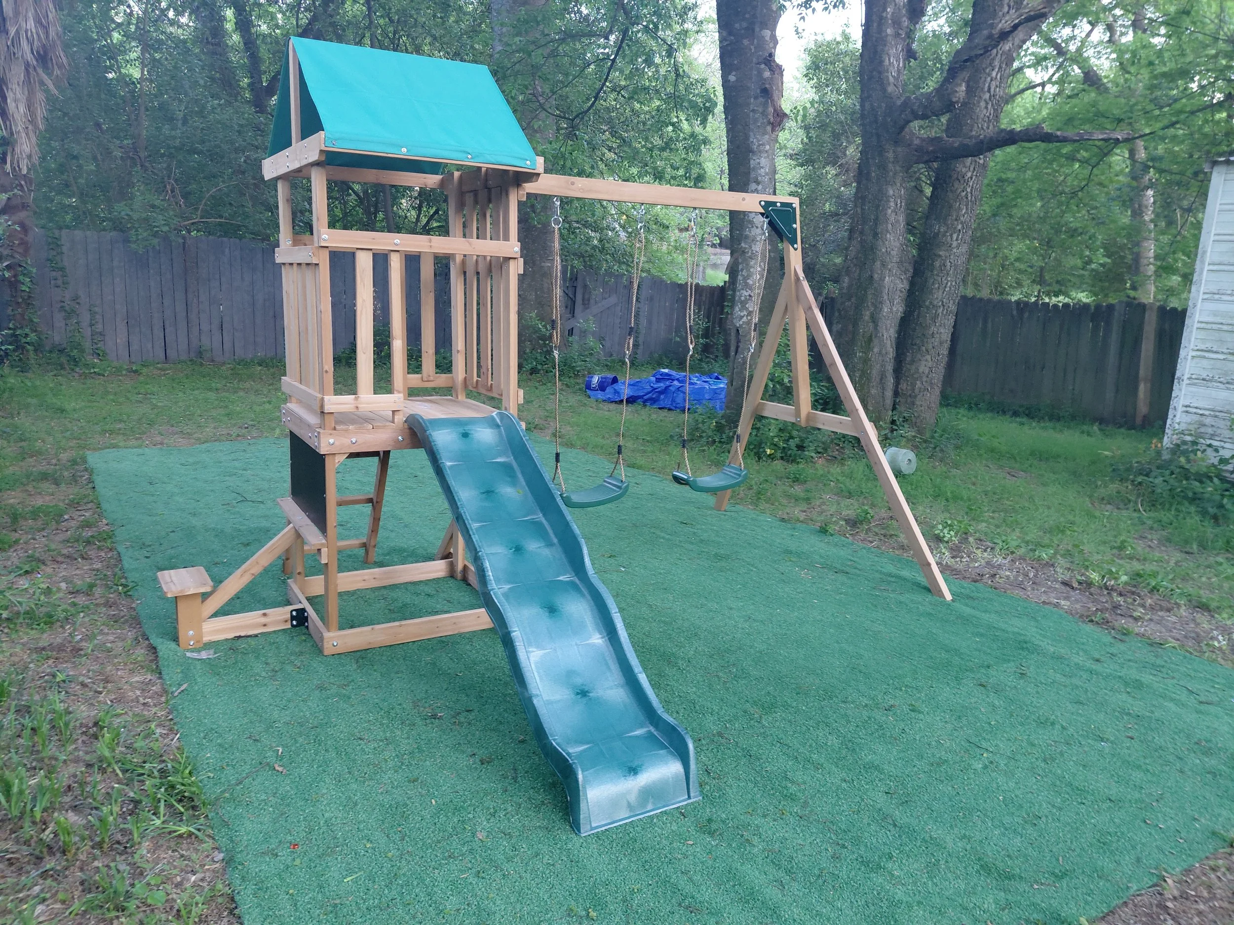 Wooden Swing Set