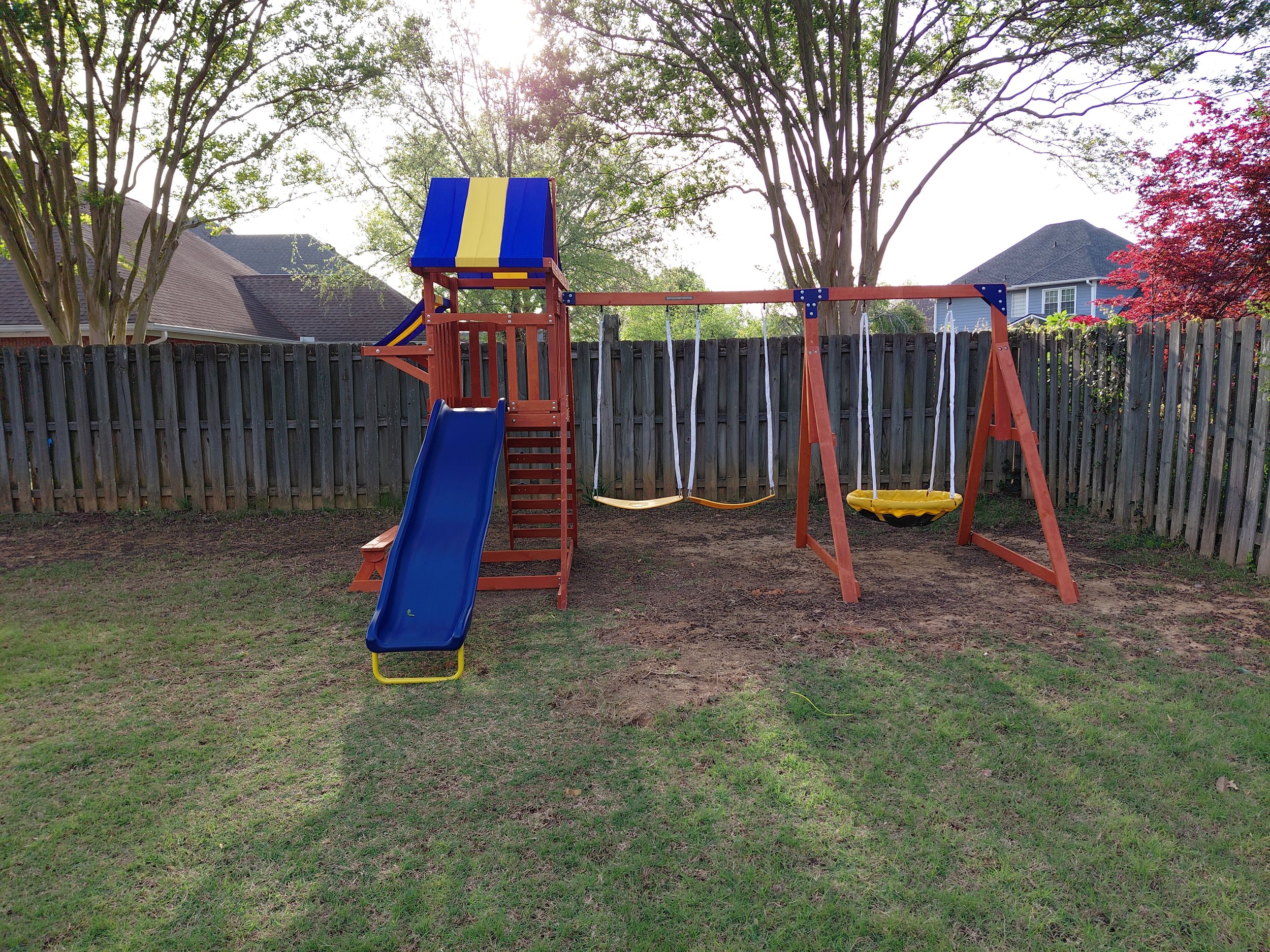 Wooden Swing Set