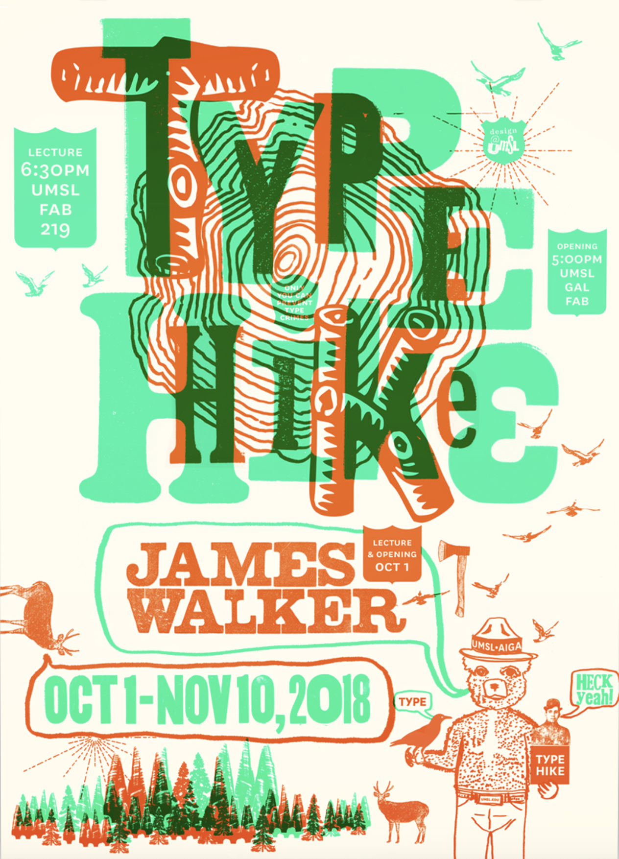 Nice Article in UMSL Daily about Type Hike Exhibit 