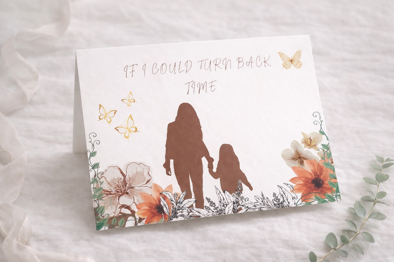 Floral Haven Mothers Day Card - If I Could Turn Back Time