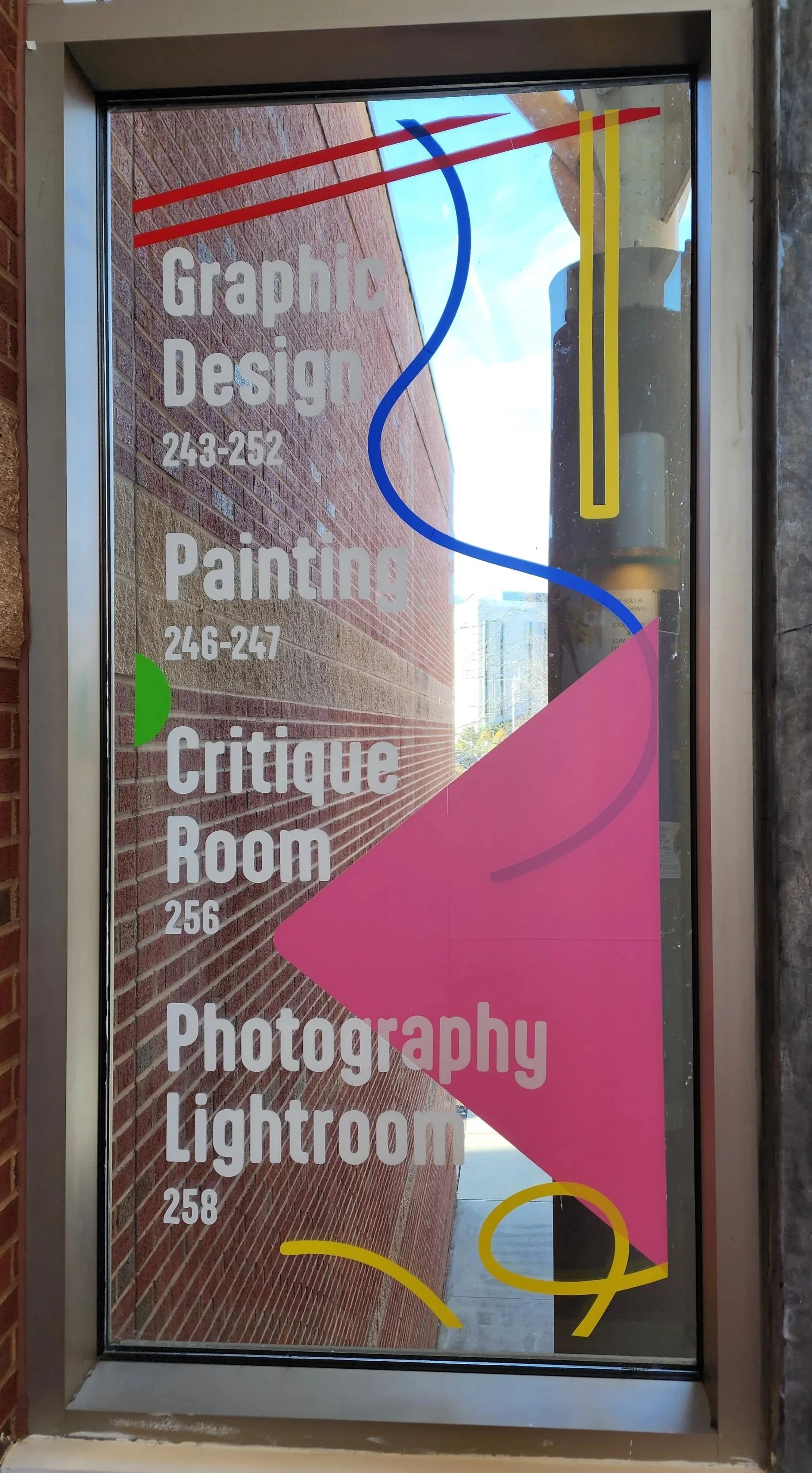 Window A - Primary Wayfinding Window One