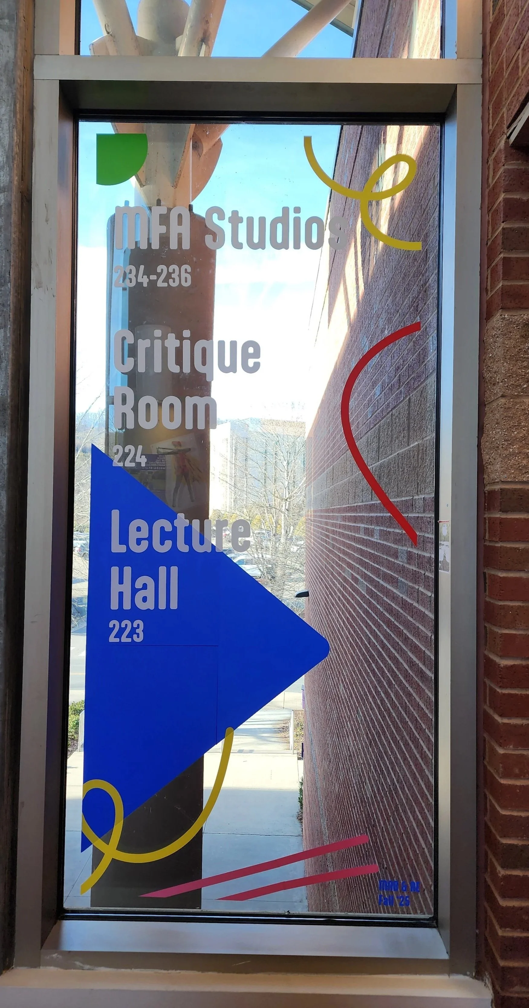 Window E - Primary Wayfinding Window Two