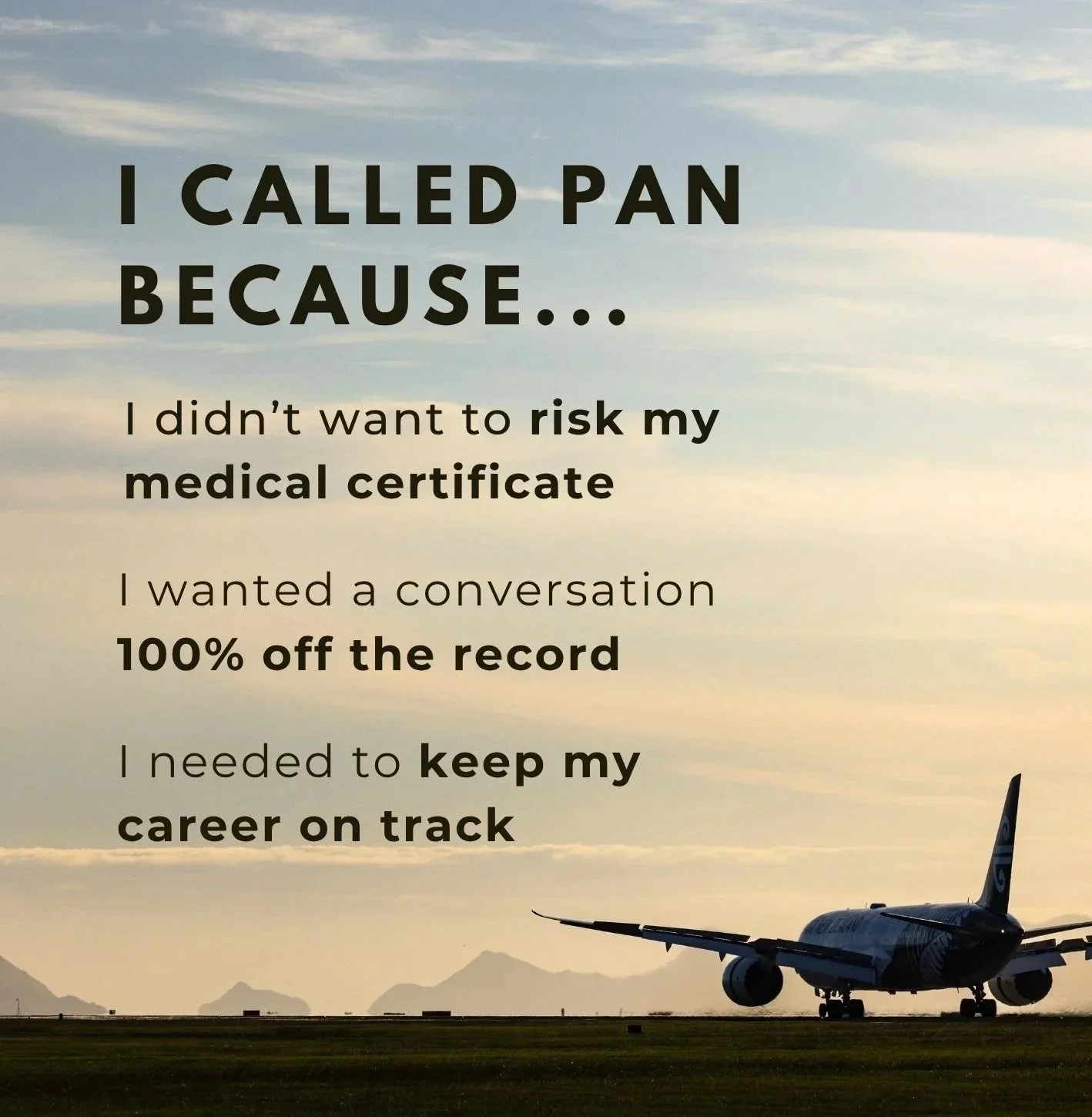 PAN NZ Poster - I Called PAN Because...