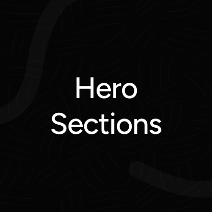 Hero Sections