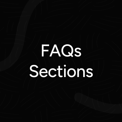 FAQs Sections