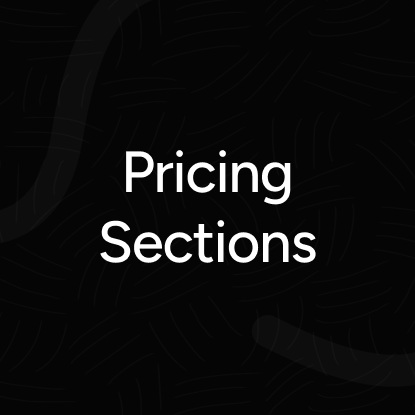 Pricing Sections