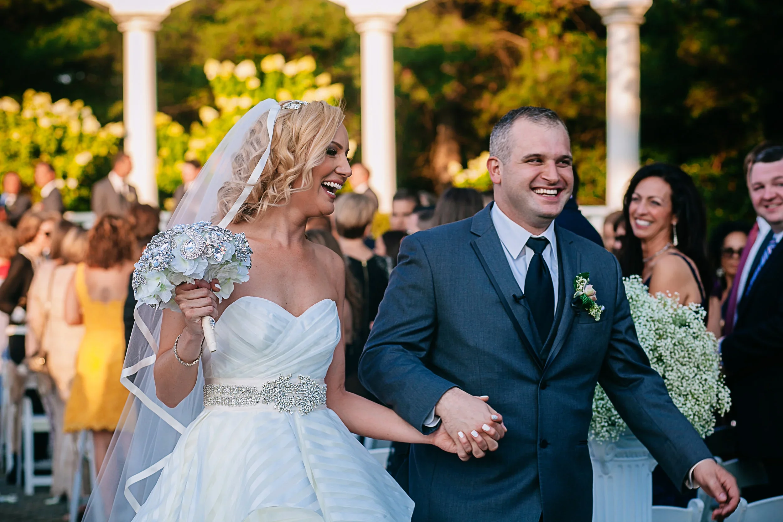 Rustic table setting at one of Laurie’s customers wedding.