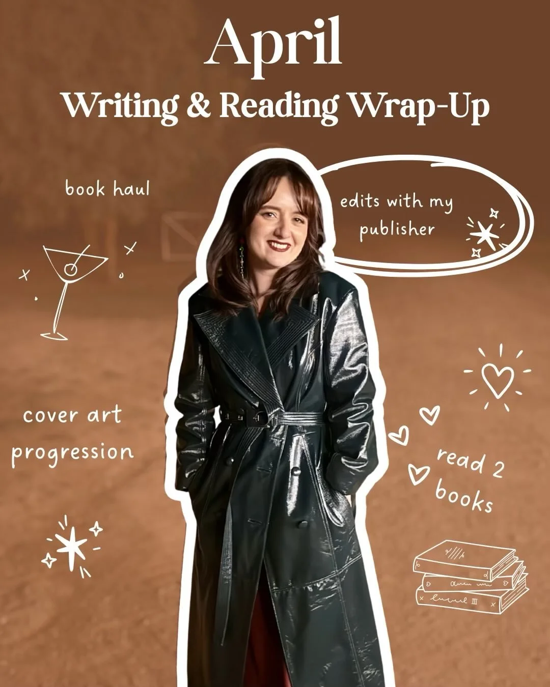 April Reading &amp; Writing Wrap Up!

It was a MONTH! Lots of important things happened and I made it through very happy with where my manuscript is at.

This month I&rsquo;ll be a little lighter on edits while my publishers look over what I&rsquo;ve