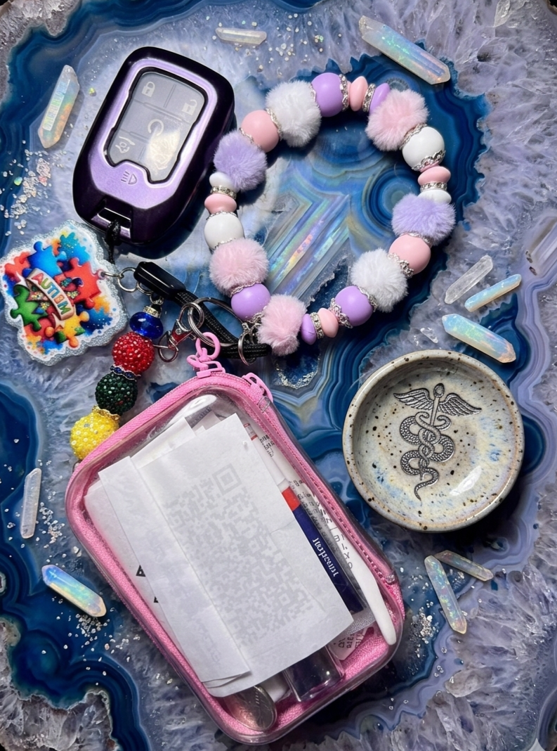 Silicone and Plush Wristlets
