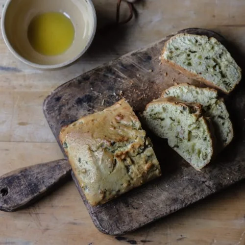 Olive and Nut Bread with Saffron