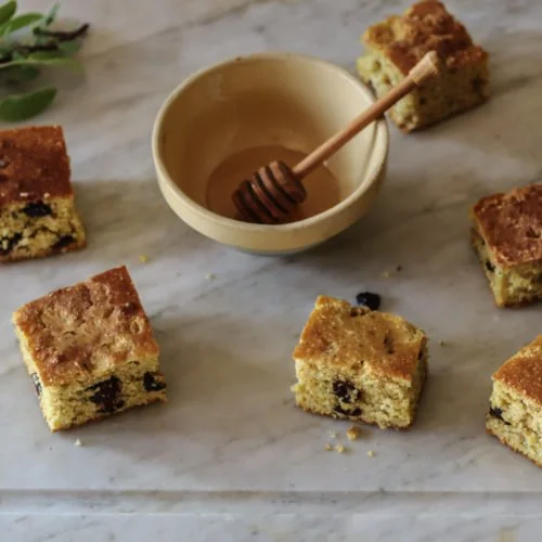 Cornbread with Dried Cranberries and Sage