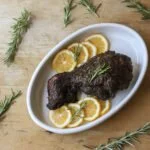 Lamb with Herbs, Green Garlic, and Meyer Lemon