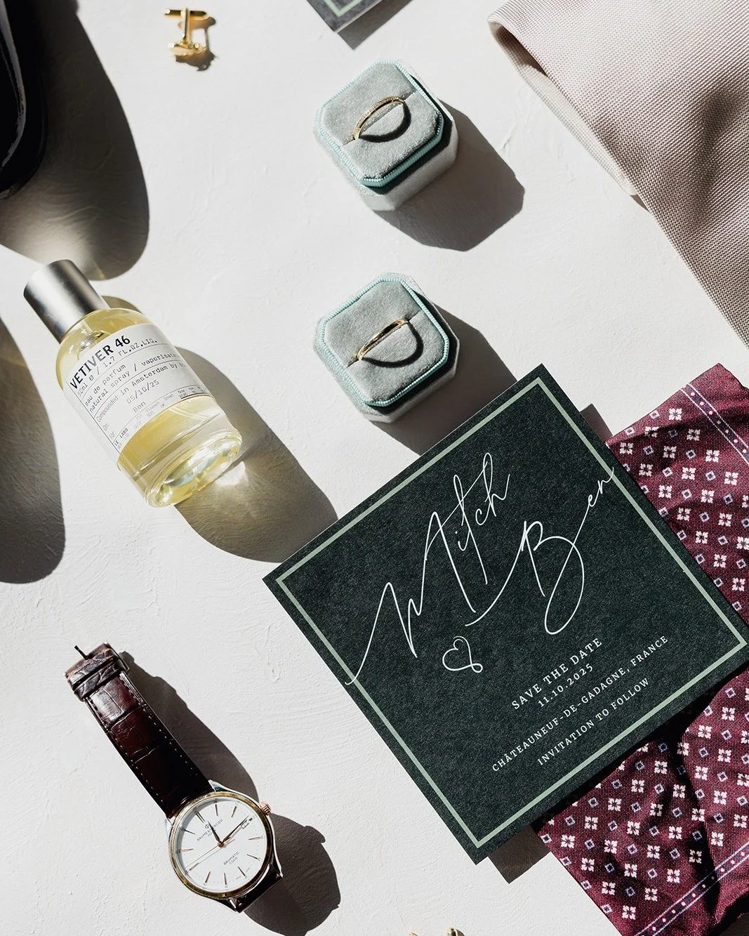 B&amp;M | October 2025

An intimate four-day destination wedding near Avignon, welcoming 49 guests from England and the Netherlands for a heartfelt celebration in the South of France.

Designed around a bold monochrome palette of deep reds, the weddi