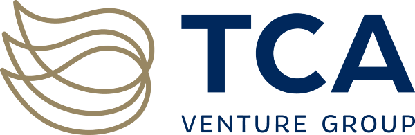 TCA Venture Group logo with a stylized globe and the company name.