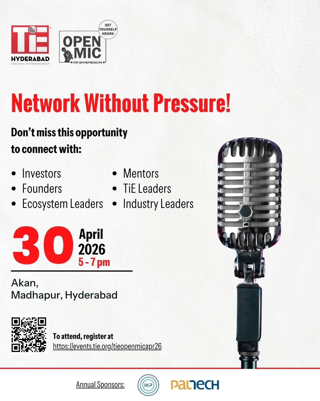 TiE Hyderabad OpenMic 2026