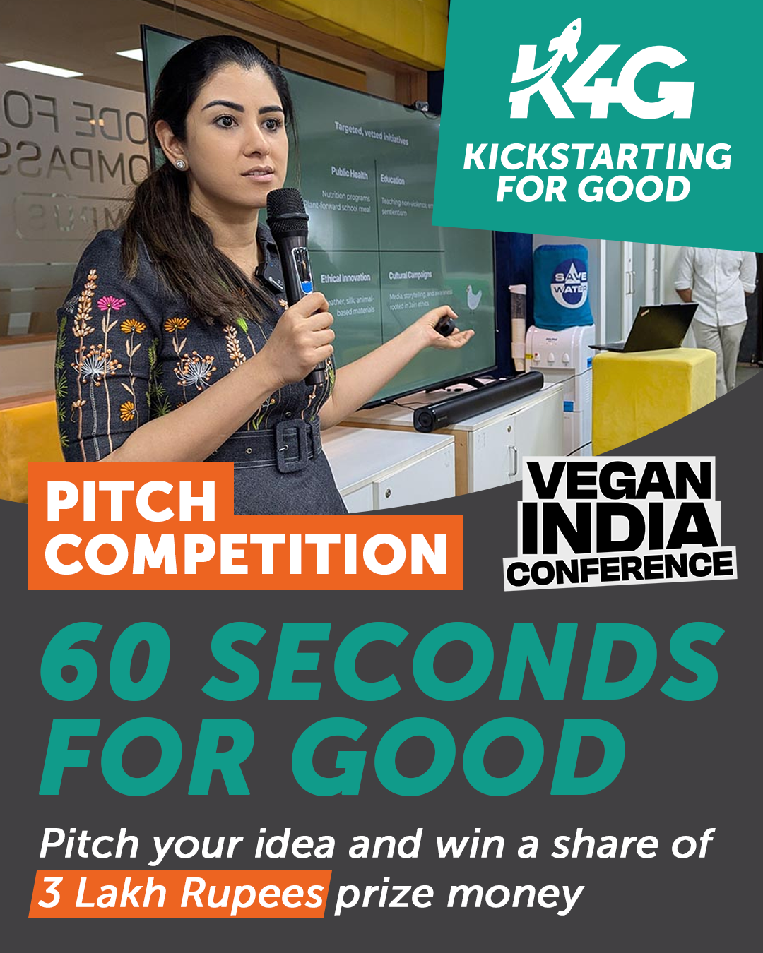 60 Seconds For Good - Vegan India Conference 2026