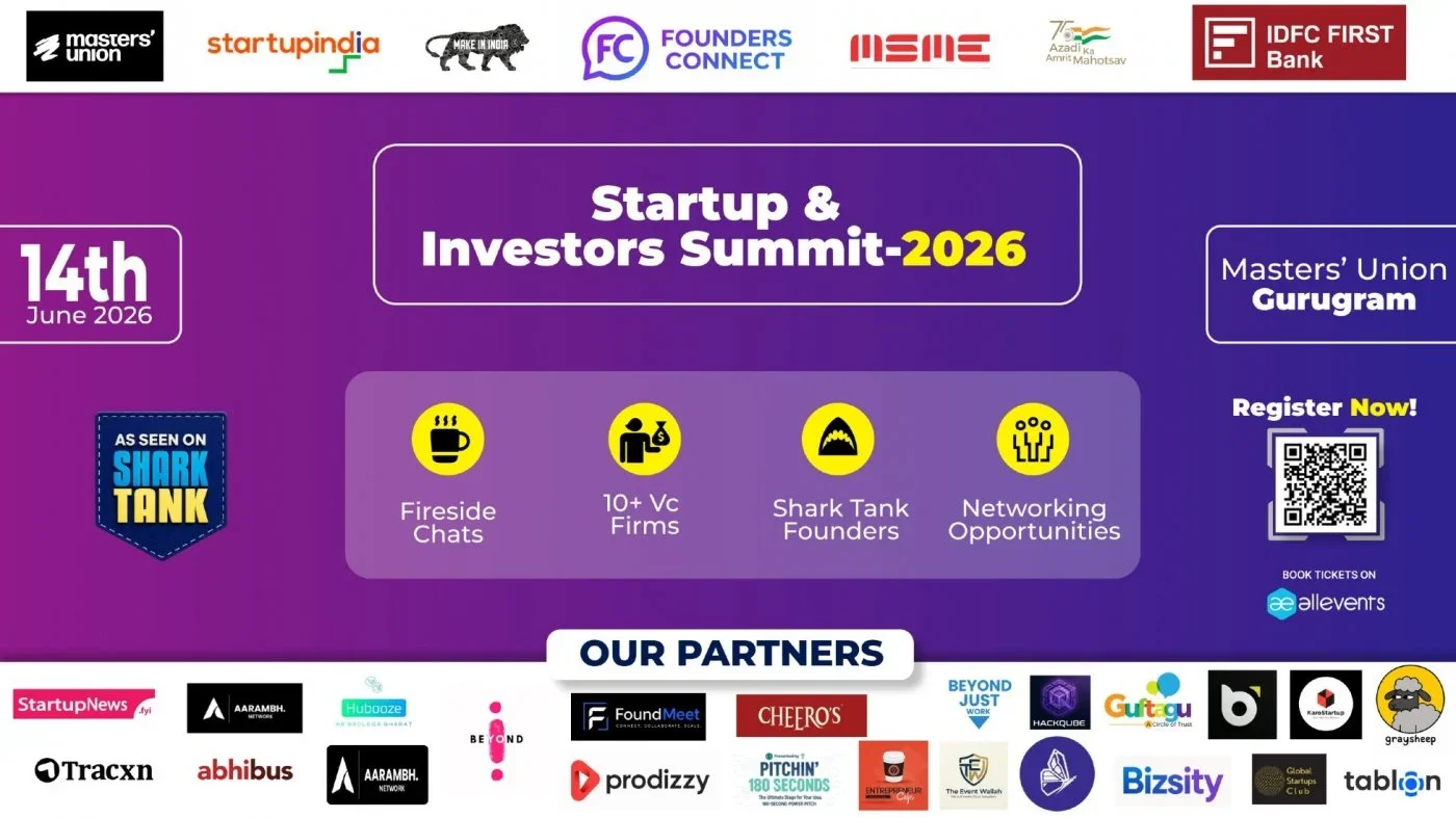 STARTUP & INVESTOR SUMMIT 2026 - Founders Connect