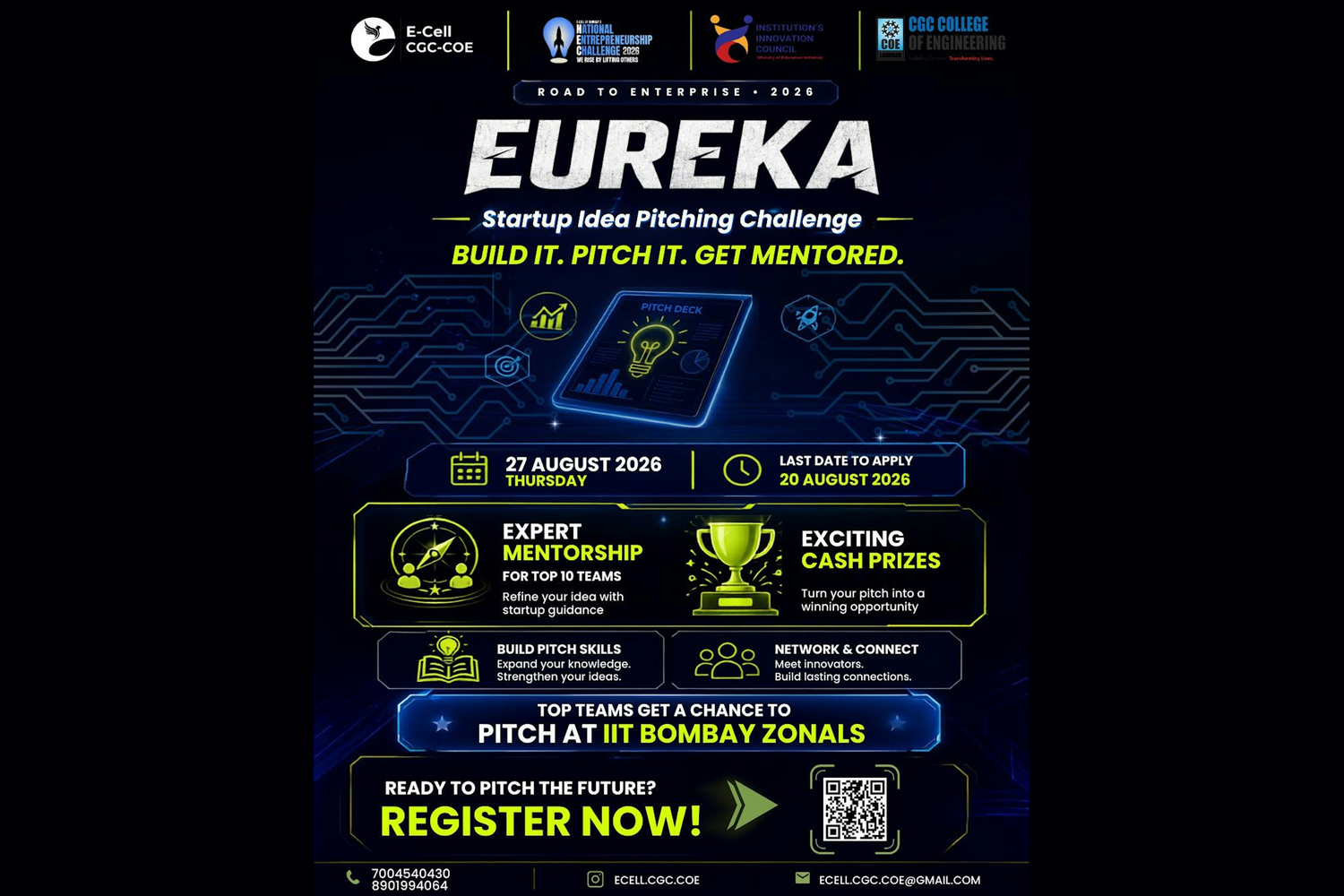 Eureka 2k26 - Startup Idea Pitching Challenge