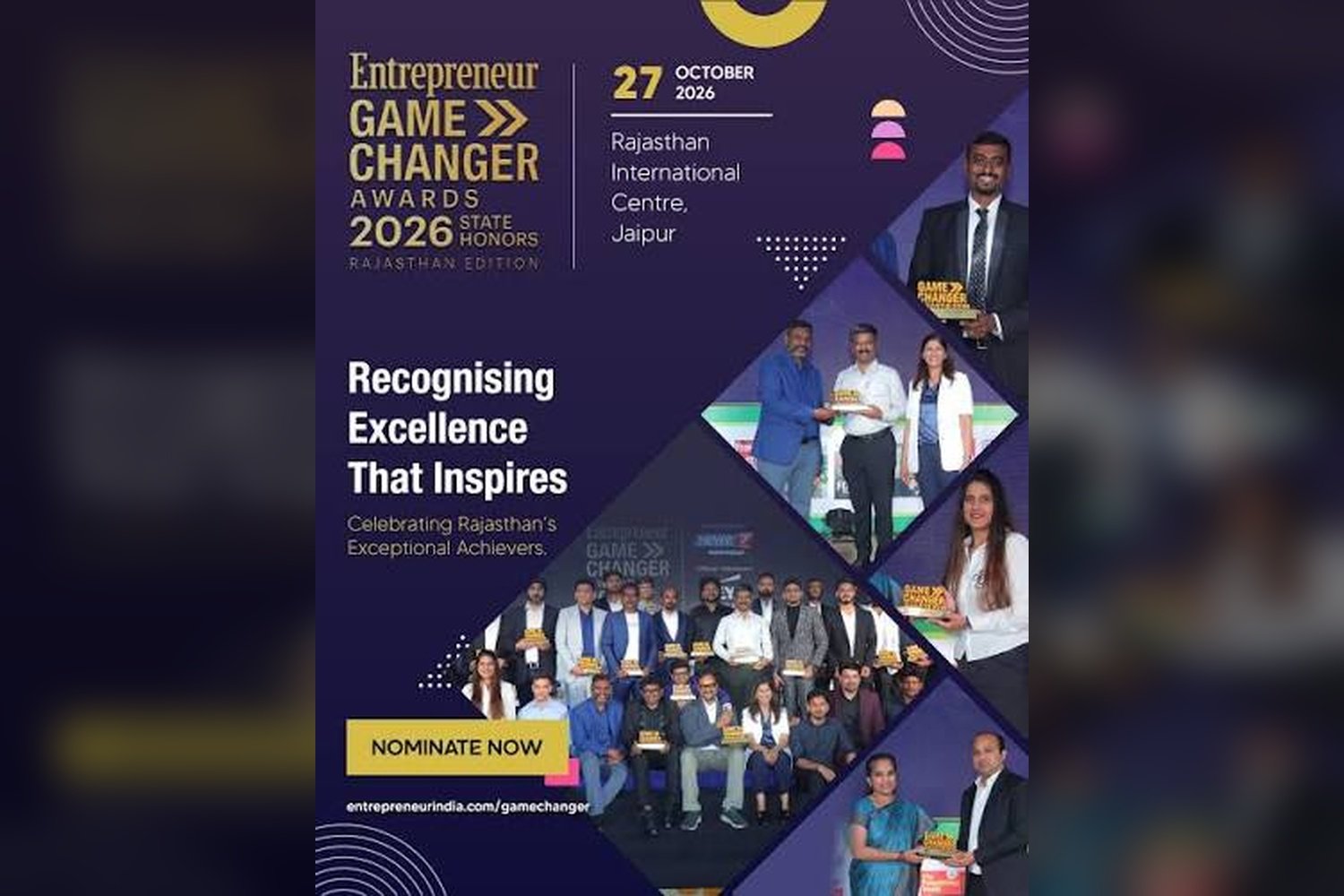 Entrepreneur Game Changer Summit 2026 – Rajasthan Edition