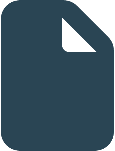 Icon representing a document or file with a folded corner