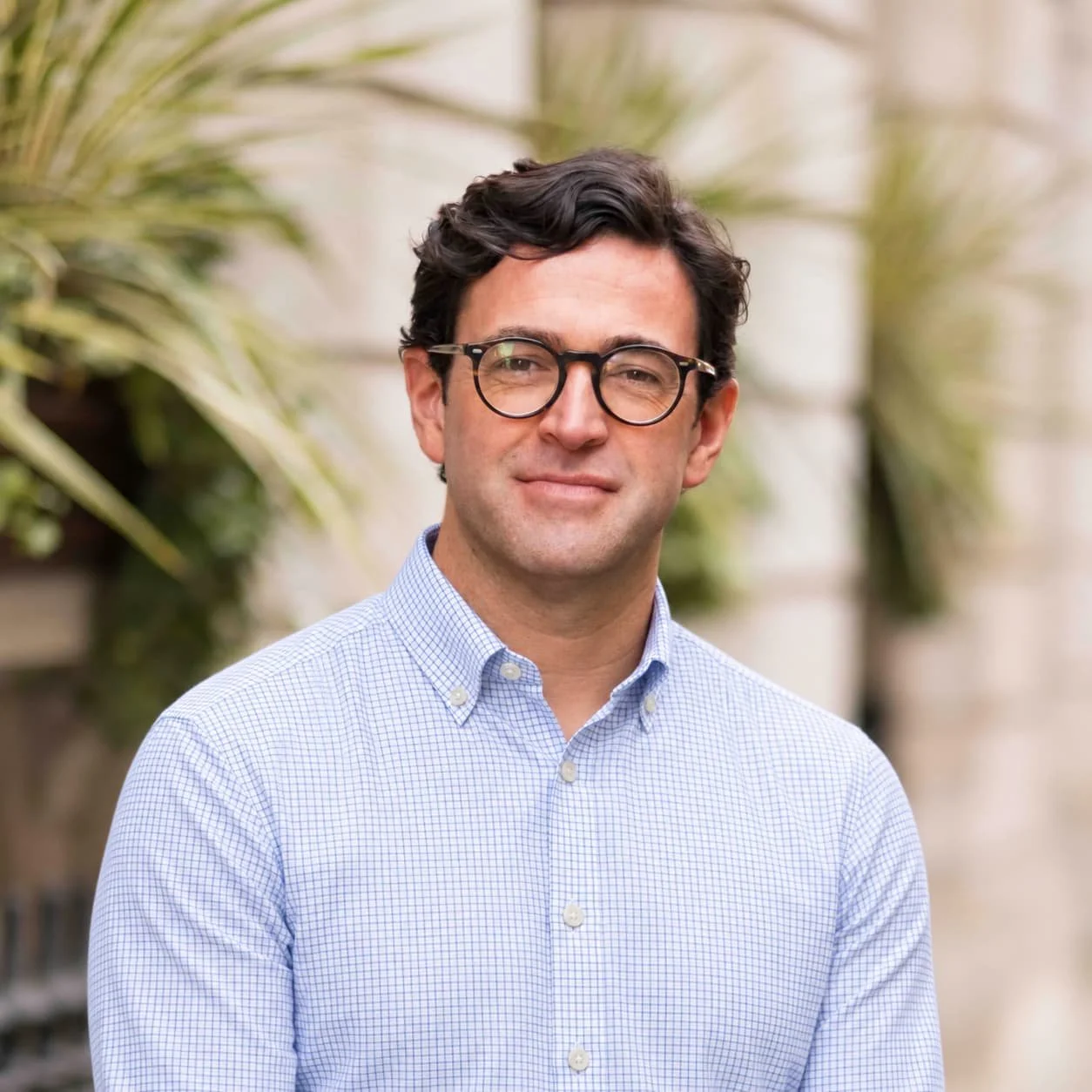 Dan Gracie, co-founder of Pavilion Finance, pictured outside Warnford Court office in the City of London.