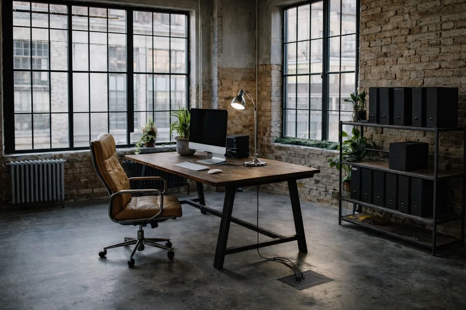Modern office space representing business owners and self-employed professionals
