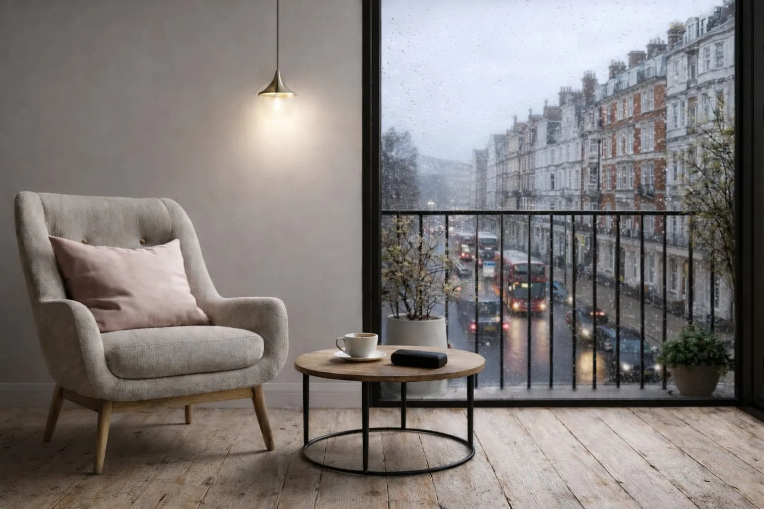 Urban residential living space representing HMO and investment property