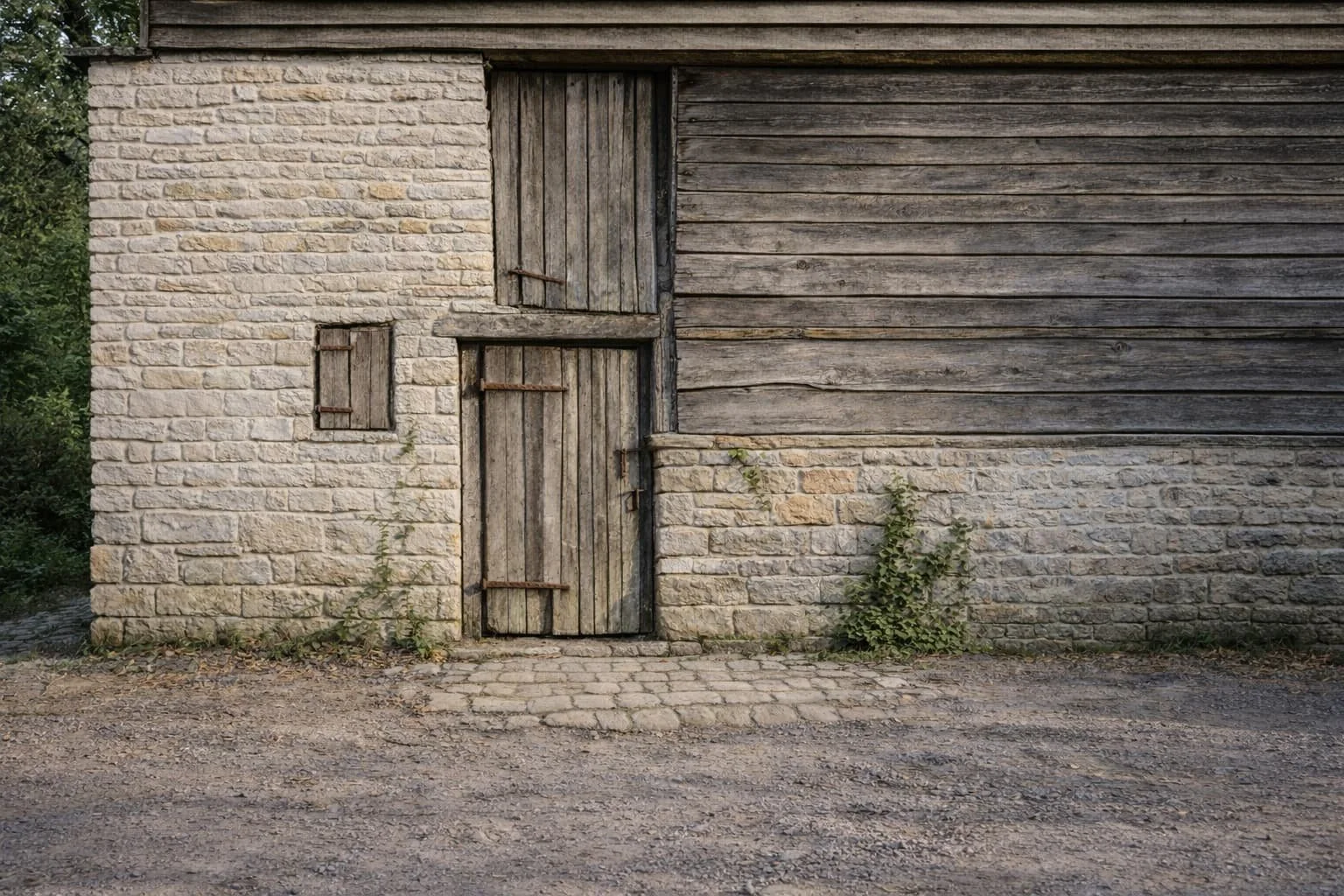 Rural self-build property with traditional architectural materials