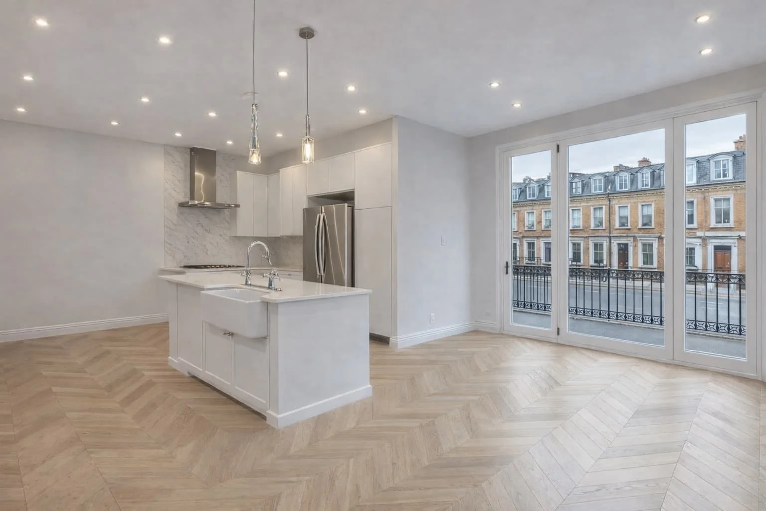 Contemporary multi-unit residential property representing multi-unit freehold block and investment finance