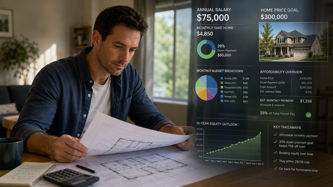 How Much House Can You Actually Afford on a $75K Salary