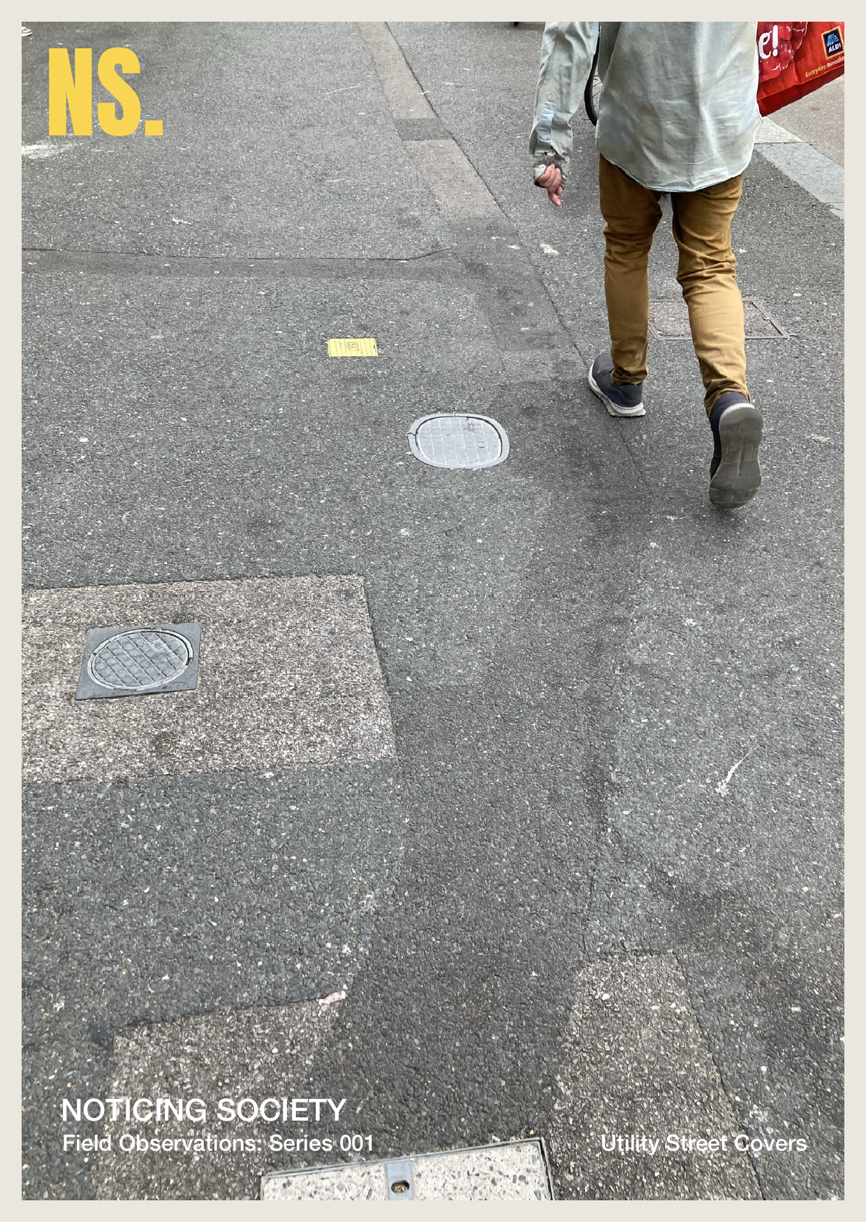Bureau of Noticing. Title: Walking On By. Location: Brighton & Hove, Church St. Date: 02/06/26