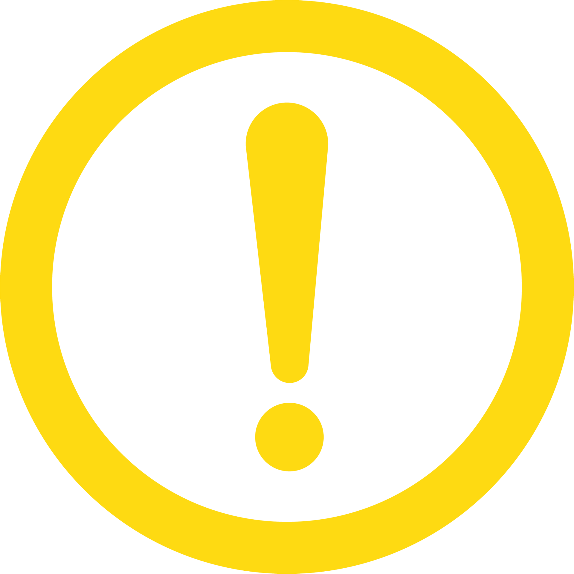 An image of a yellow exclamation mark.