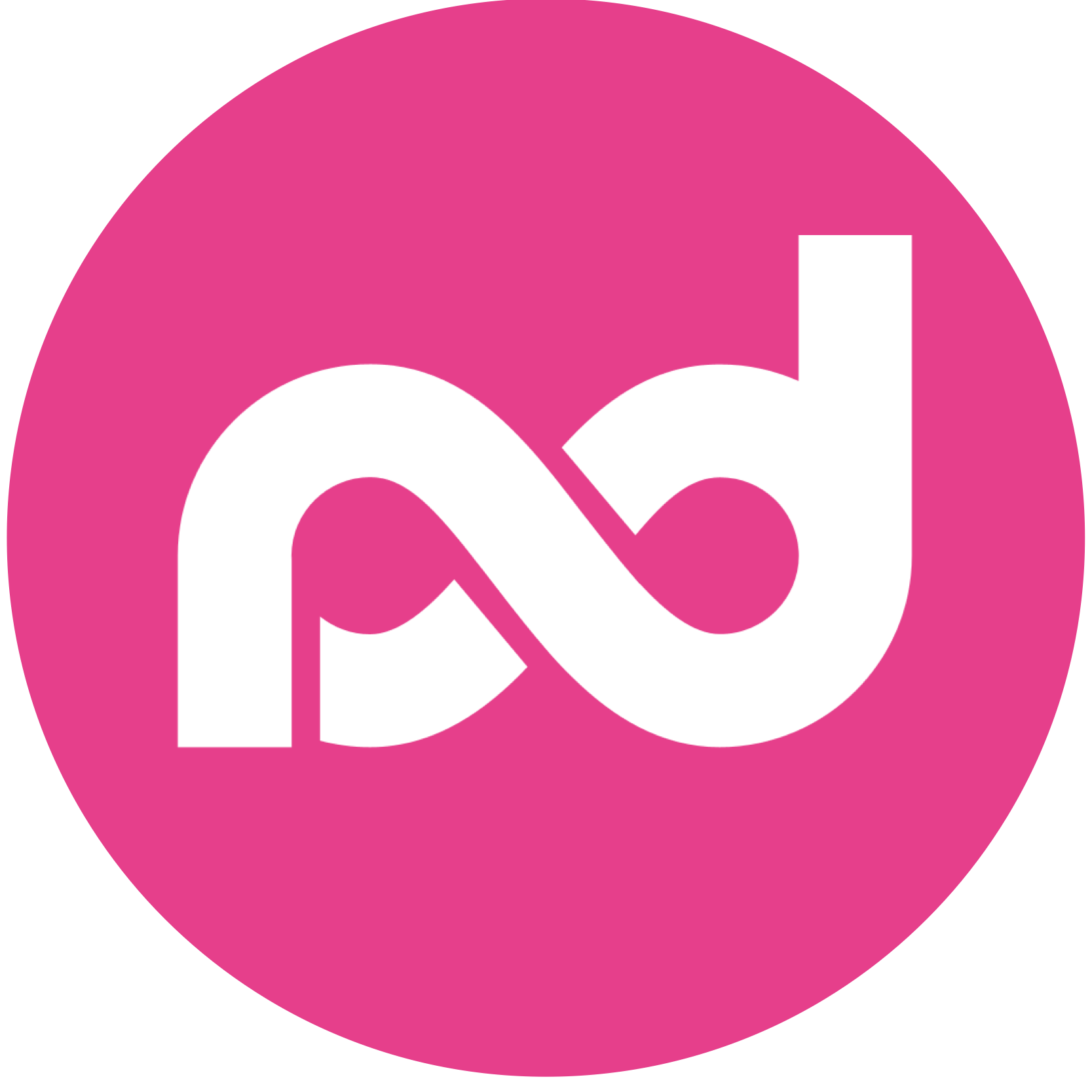 An image of the Neurodiversity Pathways logo in pink..