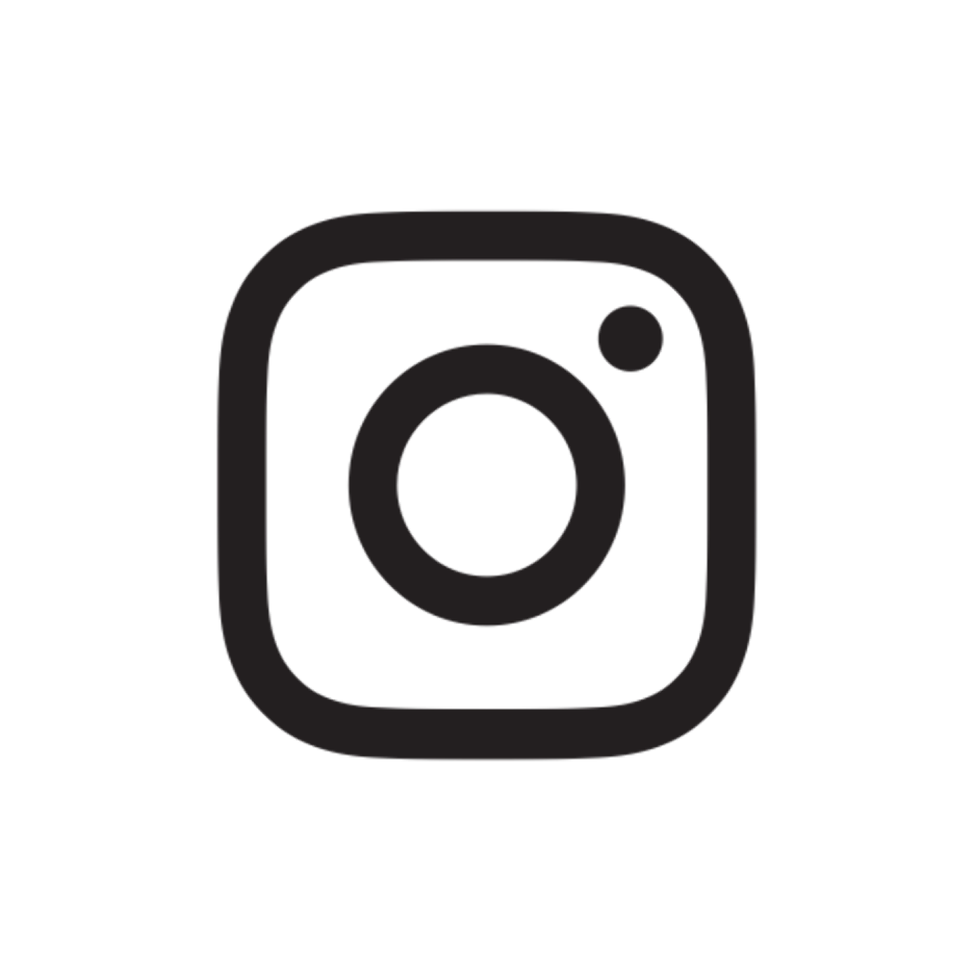 An image of the Instagram logo in white.