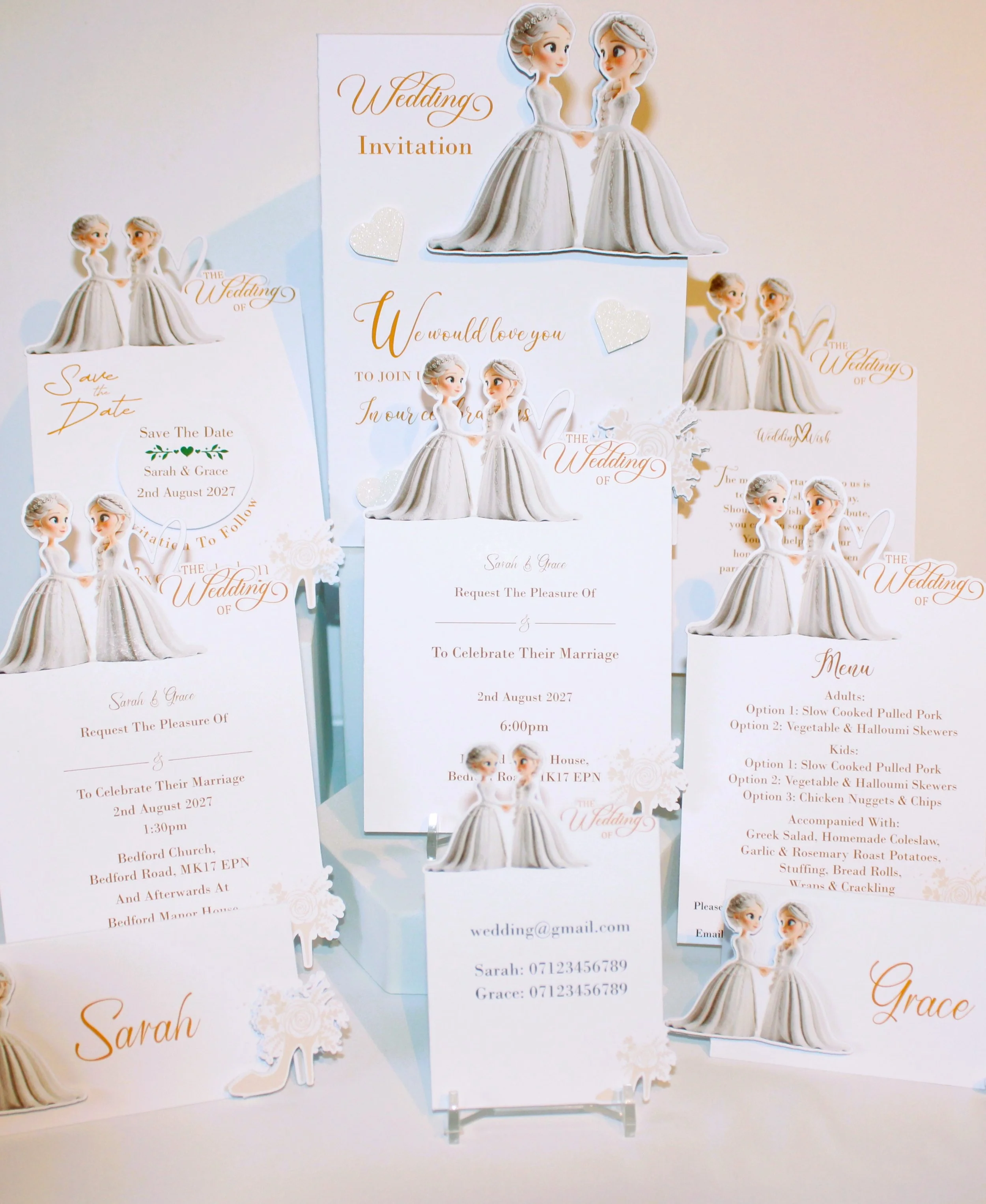 Inside is a pouch designed especially to hold all of your wedding information. This really is a stunning invitation package.