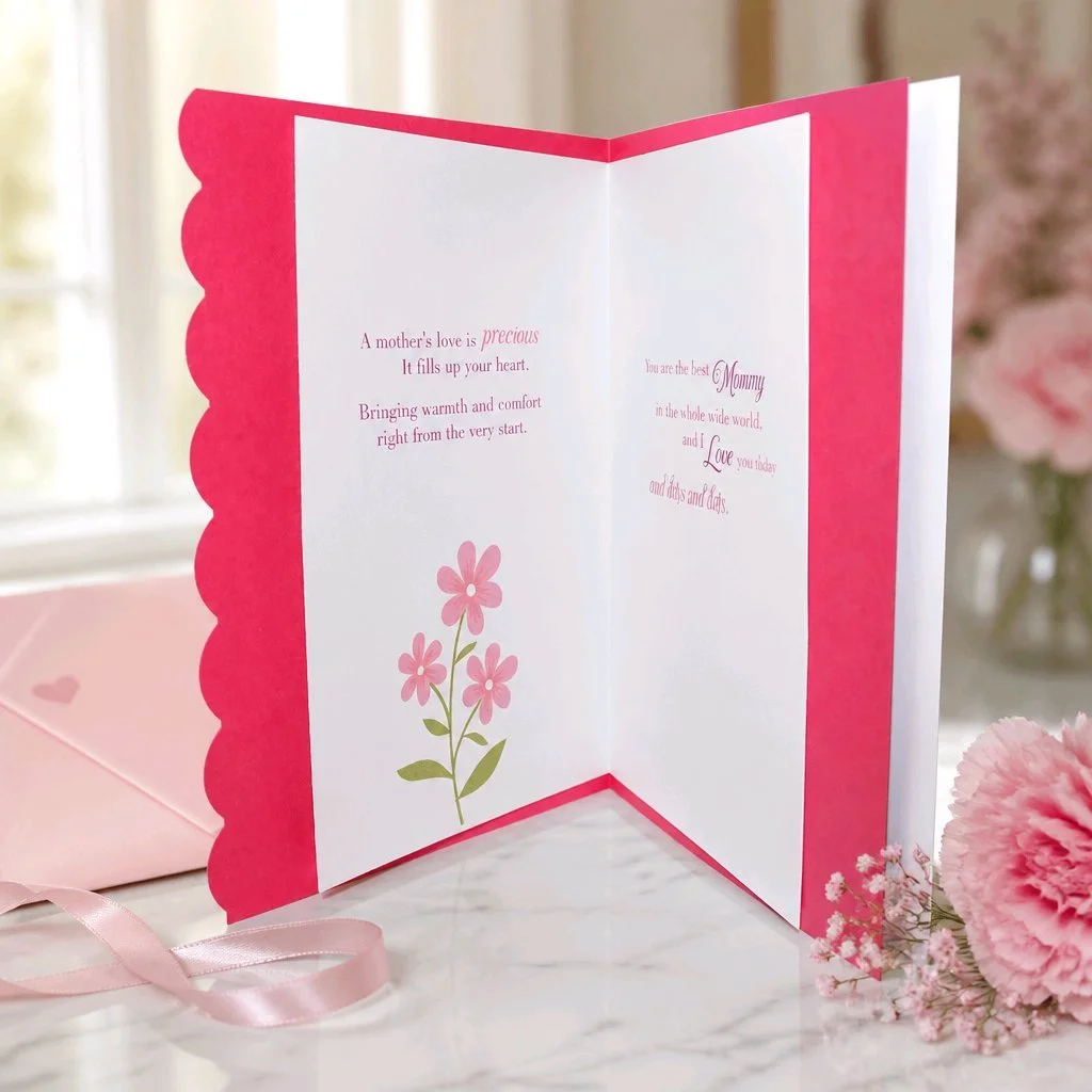 Mummy Card! Add your own message inside. #00336